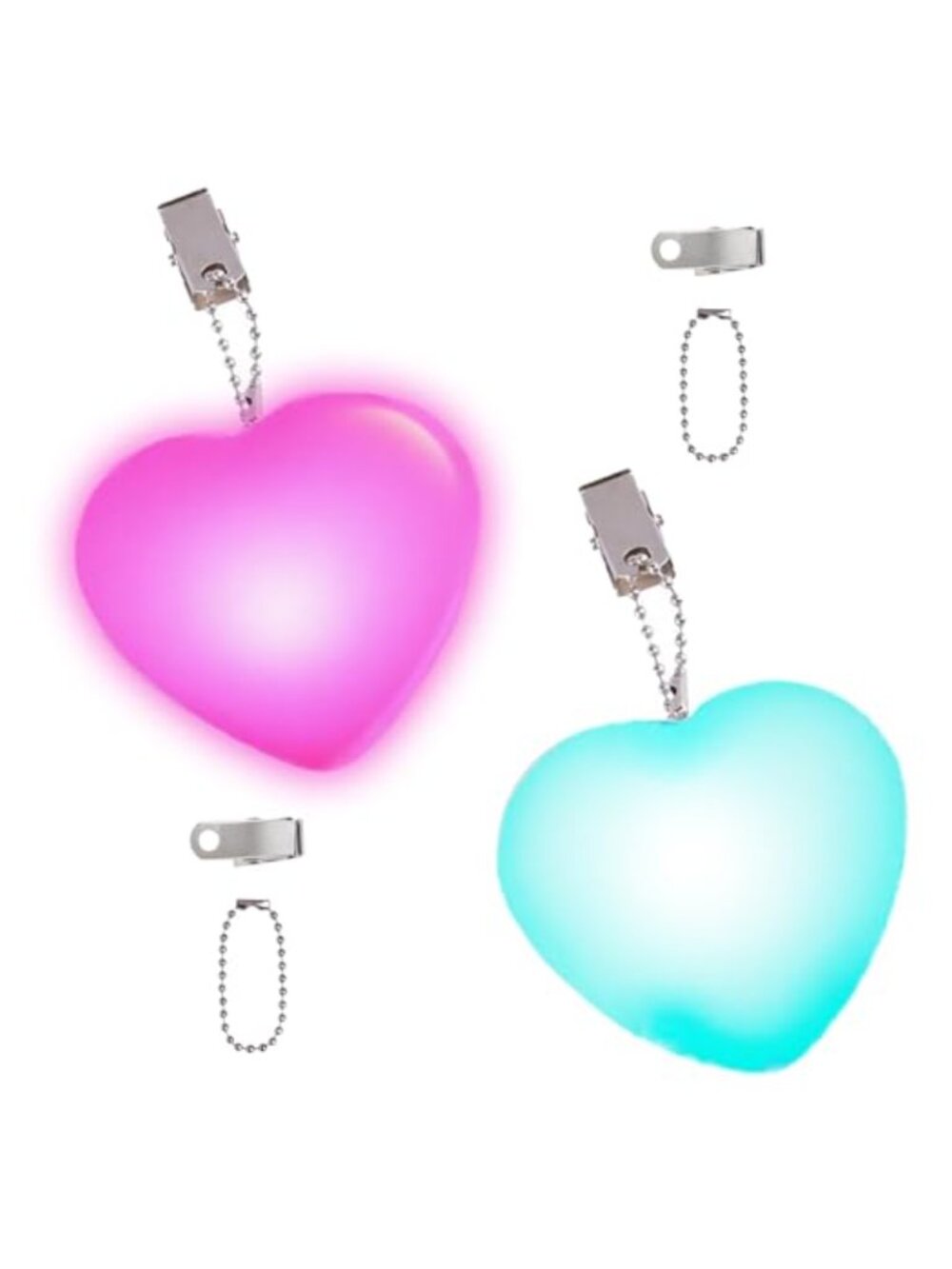 Heart Shaped Handbag Light Portable Touch Purse LED Sensor 2Pack